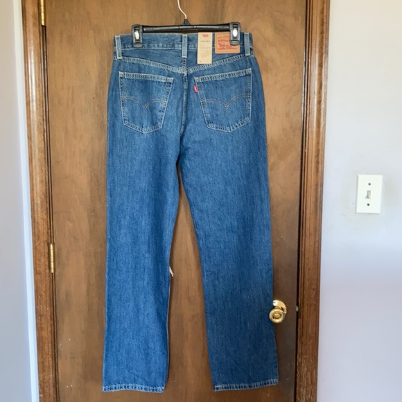 Relisted Levi’s low pro distressed midrise straight leg cotton jean size 28 - Picture 8 of 16